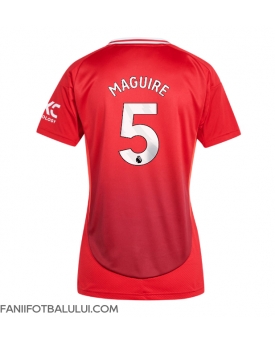 Manchester United Harry Maguire #5 Tricou Fotbal Replică 2024-25 Femei Acasa